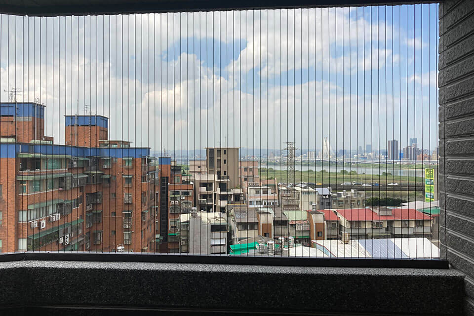 透過台北隱形鐵窗,預防墜樓意外發生