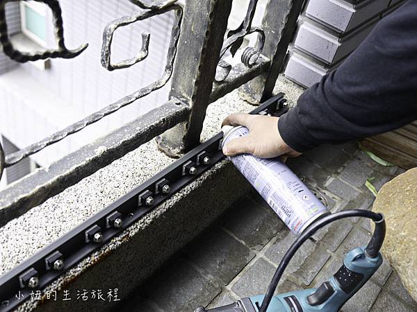噴上防水噴霧包覆洞口