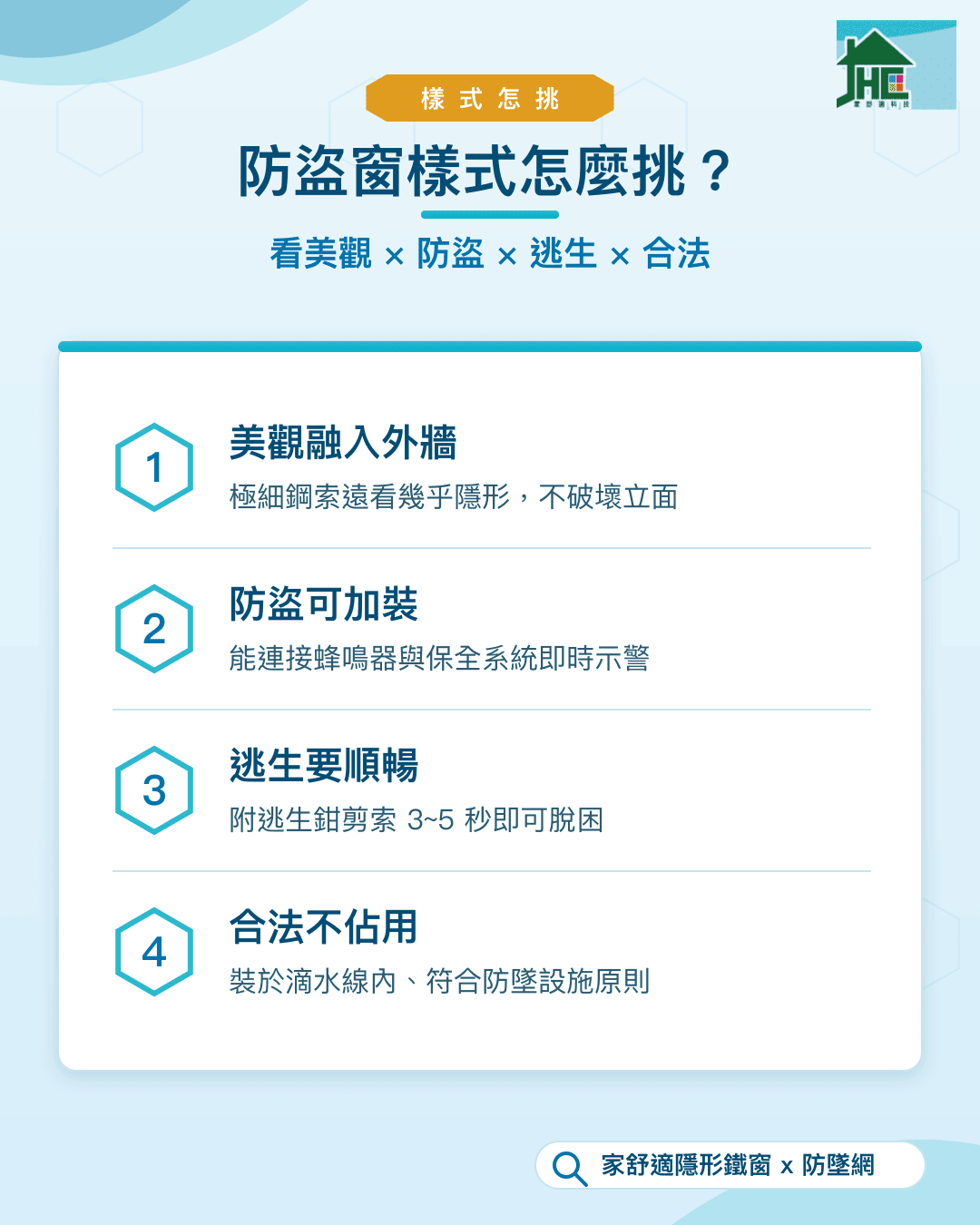 防盜窗樣式怎麼挑4大關鍵